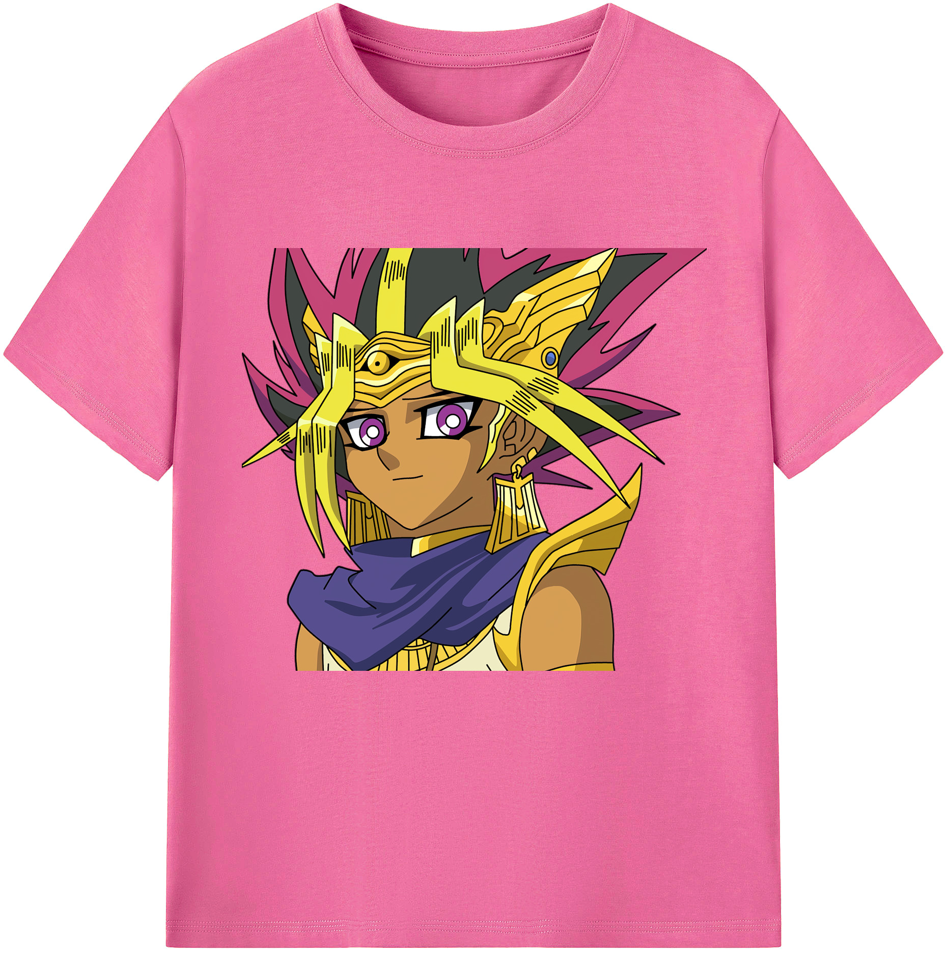 （画像用） 遊☆戯☆王 Yu-Gi-Oh! レディースカジュアルプリントTシャツ（綿100％）